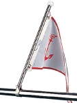 Seadog 3281151 Rail Mount Flag Pole Stainless